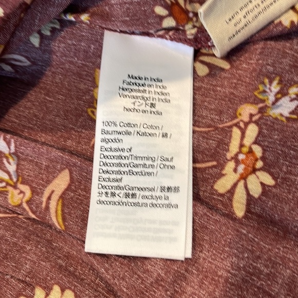 ❤️HP❤️ Madewell Lucie Smocked Peplum Top. Size 14W - Picture 10 of 10